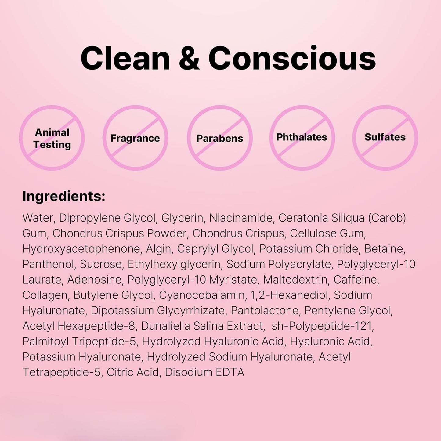 Peptide Collagen Hydrogel Eye Patch